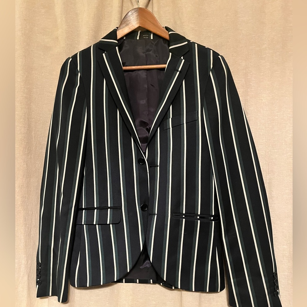 Topman men’s striped cotton blazer size 36R